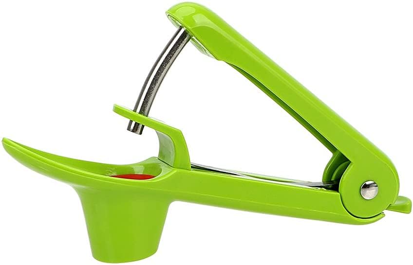 7.8inch Cherry Fruit Kitchen Pitter r Olive Core Corer Pit Tool Seed Gadget Stoner (Color : Black) (Green)