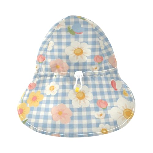 Toddler Sun Hat Baby Boys' Beach Play Hats Girl UPF 50+ Neck Flap Traveling Swim Hat3
