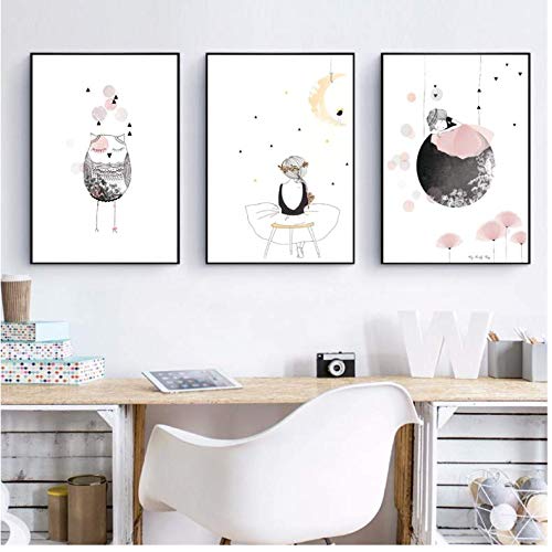 Affiche Fille Fleurs Idée Cadeau Anniversaire Toile 50x70