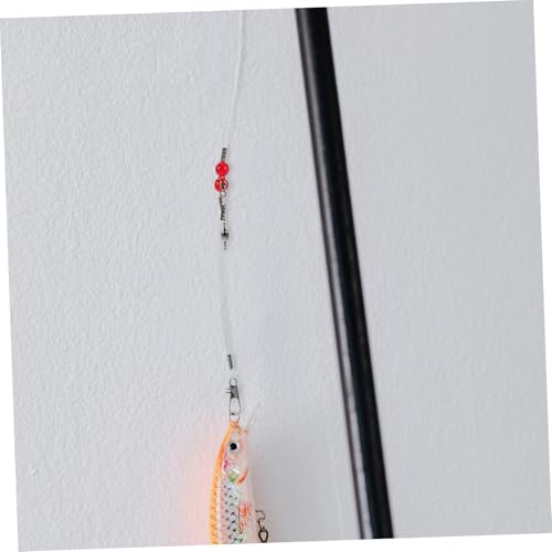 Set de 6 líderes de pesca en agua salada con cable y giratorios miniatura 5