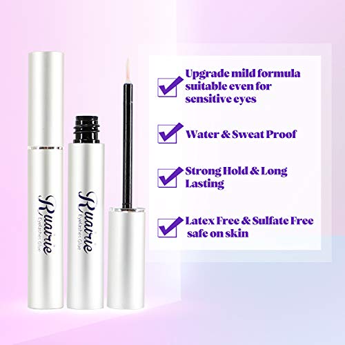 image for Ruairie Professional Eyelash Glue -Strong Hold Clear Waterproof Glue F
