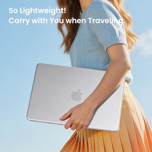 Image of BlueSwan Compatible with 2026 MacBook Neo Case 13-inch with A18 Pro chip A3404, 100% Match Official Color, Sturdy Protective Hard Shell, Ultra-Thin Mac Cover, Transparent, Matte Laptop Skin