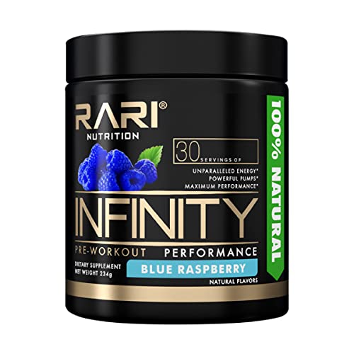 Rari Nutrition Infinity Pre Workout Performance - Pre Workout For Women And Men, High-Performance Energy Powder - 30 Servings - Blue Raspberry #TOP19