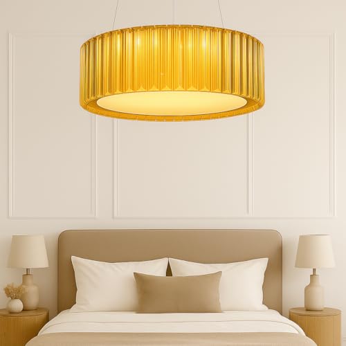 Image of TRIXY Chandeliers Crystal Pendant Lights Hanging Lamps Ceiling Lights Jhoomar for Home & Decor | Jhumar for Living Room, Bedroom, Hall, Balcony, Dining, Offices & Hotels (Dimmable-Round-Gold-500MM)