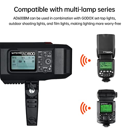 Godox AD600BM Outdoor Strobe Flash,Bowens Mount 600Ws GN87