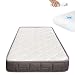 COOL · DREAMS Colchón de Cuna bebé HR Morfeo para cunas de 120x60 + Protector colchón Impermeable 100% algodón hipoalergénico, Antibacteriano y antiácaros CoolDreams