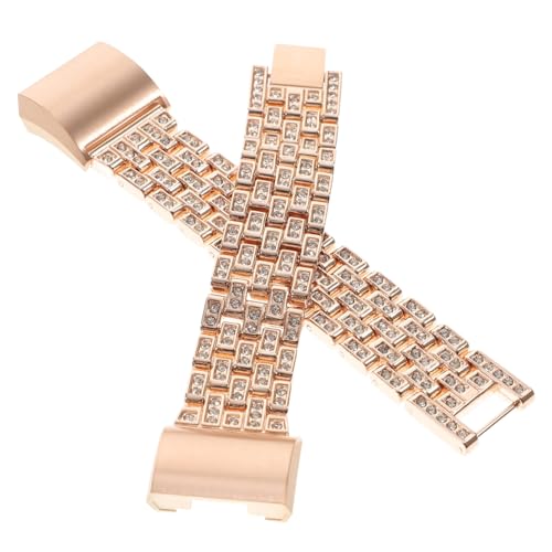 Pulsera de acero inoxidable BESTonZON con bandas metalicas de alta densidad y ajuste