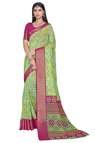 Image of Glory Sarees Women's Cotto Silk Saree With Blouse Piece (Fashion104 Parent)