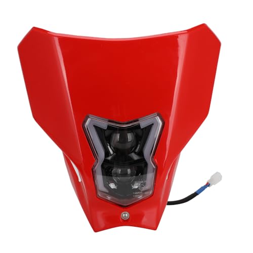 IUVWISN Dirt Bike Headlight LED Kit Waterproof Head Light Universal for CRF150F CRF250L CRF250F CRF450L Dirt Pit Bike Enduro Motocross Dual Sport Red by IUVWISN - Used condition - Image 8