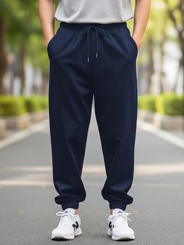 Image of XENOVAURBAN Joggers for Men | Casual wear 100% Combed Cotton Joggers | Unisex fit with Back and Side Pockets