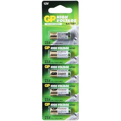 5x 12V 23A GP High Voltage Alkaline Batteries