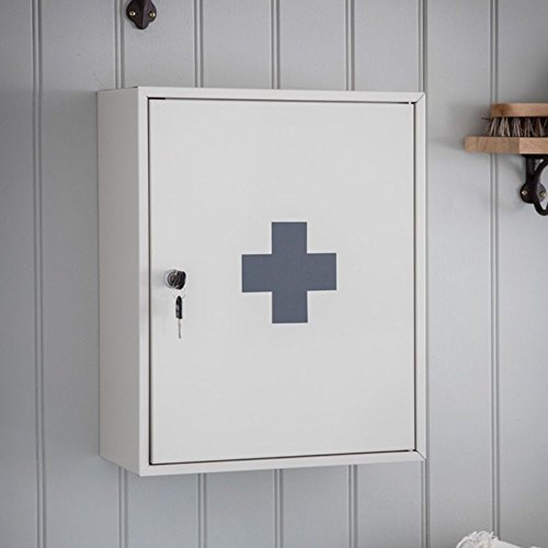 Garden Trading First aid Wall Mount, Chalk, 36x16x45 Main Image Small