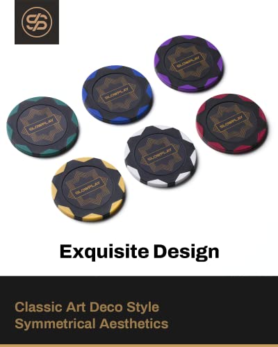 Slowplay Nash 14G Clay Poker Chips Set For Texas Hold’em, 500 Pcs [Blank Chips] Features A High-End Chip Case With Extra Durable German Polycarbonate Shell, Ideal Gifts For Poker Players #TOP1