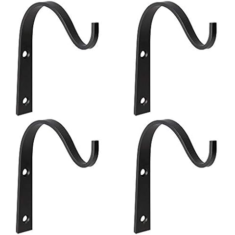 Mkono Iron Wall Hooks Plant Hanger Bracket, 4 Pack Cover
