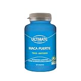 Ultimate Italia - Maca Fuerte - 60 cps - tonico adattogeno a base di maca peruviana e arginina per aumentare energia e vitalità