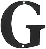 Deltana RL4G-10B 4-Inch Residential Letter G House Board