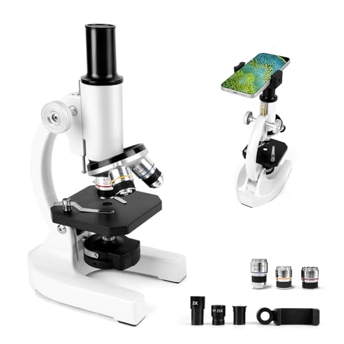 Microscope professionnel en métal 40-2000x pour...