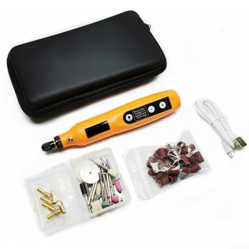 for MINI Cordless Rotary Tool, 5-Speed & USB Charging with Storage Case 3.7V DIY, Multi-Purpose Power Rotary Tool for Sanding, Polishing, Drilling, Etching, Engraving
