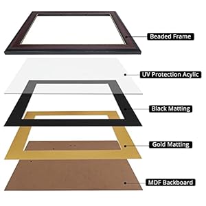 Graduationmall85x11diplomaframewithblackovergoldmatordisplay11x14documentwithoutmatuvprotectionacrylicmahoganywithgoldbeads Urban Country Home Decor Graduationmall 85×11 diploma frame with black over gold mat or display 11×14 document without mat uv protection acrylic mahogany with gold beads urban country home decor