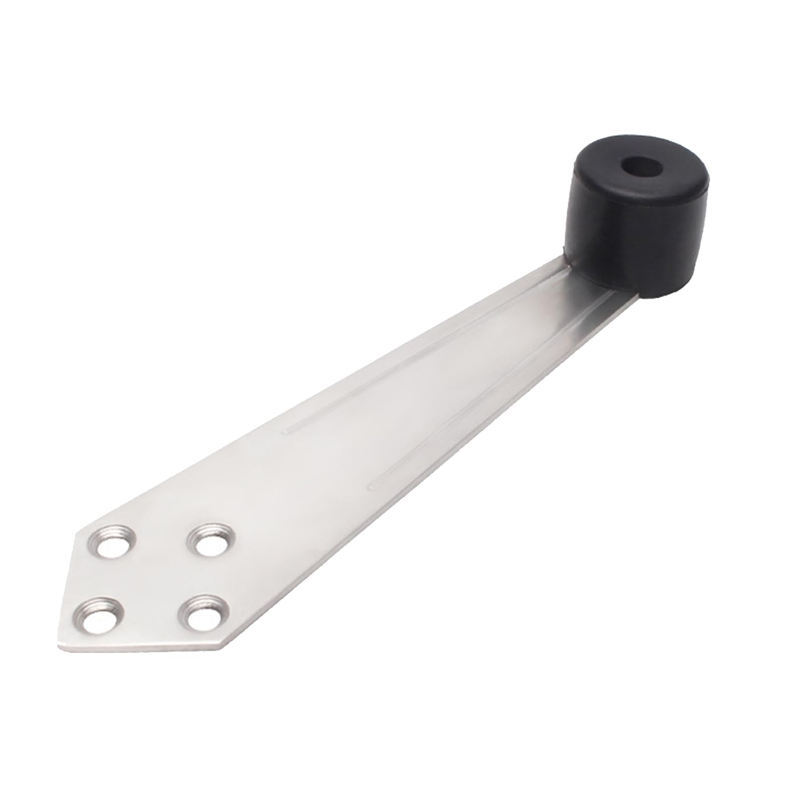 Tertioi Oh! Floor Door Stop Steel Stopper Multifunctional Metal Door Stopper Function Sturdy Wedge Home Use