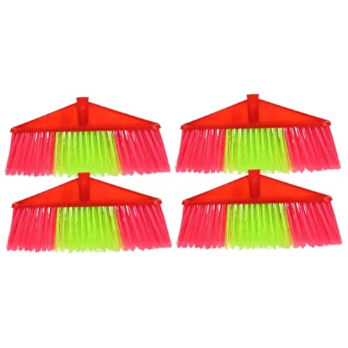 Didiseaon 2sets Ergonomic Broom Head Sweeper Mop Accessory Broom Part Refill for Home Use 2pcs*2 Random