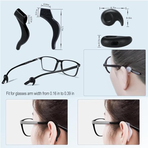 TRHZRX lifecolor 10 Pack Face Cover Lanyards for Kids Women Men, Adjustable Face Cover Neck Straps, Comfort Ear Grip Hooks Protectors for Spectacle Sunglasses Reading Glasses Eyewear (green)