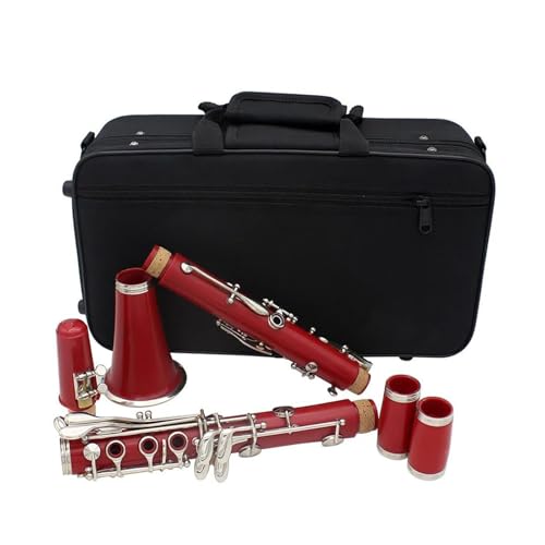 Clarinette Bb 17 touches instruments à vent portables en ABS noir 0031-8