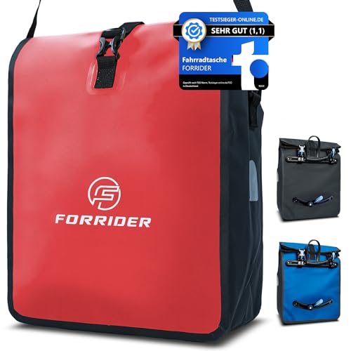 Forrider Fahrradtasche Wasserdicht für Gepäckträger [25L Volumen] mit...