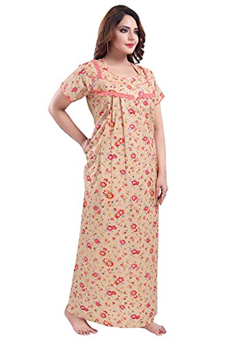 Soulemo-Womens-Cotton-Paisley-Maxi-Nighty