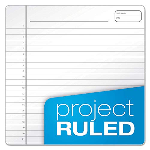 Ampad Gold Fibre Project Planner, Top-Wire Bound, 8-1/2" X 11-3/4", Project Rule, Navy Cover, 70 Sheets (20-815) (4) #TOP4