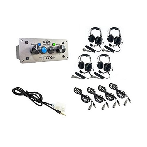 PCI 2584 TRAX Intercom System, TRAX Supreme Package (4 Seat with Bluetooth and DSP)