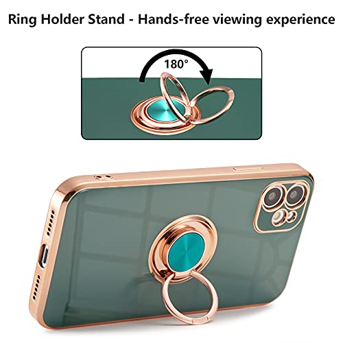EYZUTAK Electroplated Magnetic Ring Holder Case - Image 4