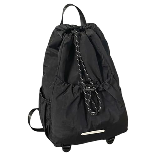 Sac à dos ordinateur portable léger et résistant à l'eau avec cordon de serrage ergonomique