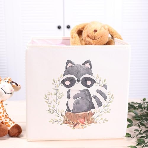 PRENDİ HOME K116 Faltbare Aufbewahrungsbox 30x30x30 cm aus Stoff für Spielzeug, Kleidung und Haushalt – stabile Ordnungsbox ohne Griffe, platzsparend faltbar, ideal fürs Kinderzimmer