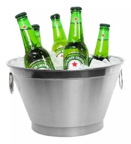 Kit Com 10 Balde Para Gelo 9 Litros Cerveja E Bebidas