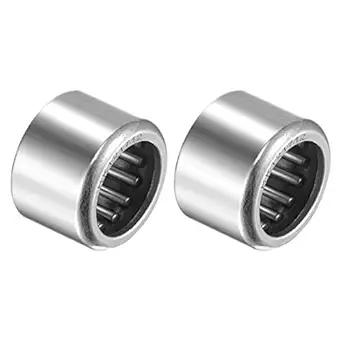 uxcell HK121712 Needle Roller Bearings 12mm Bore 17mm OD 12mm Width Chrome Steel Open End 2pcs