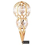 24K Gold Plated Crystal Studded Icicle Hanging Ornament by Matashi®