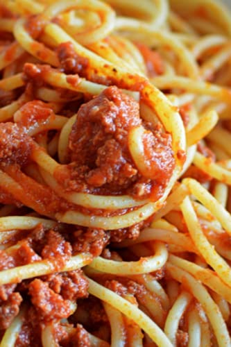 Spaghetti Bolognese Journal: Lined Notebook For The Pasta Lovers, Perfect