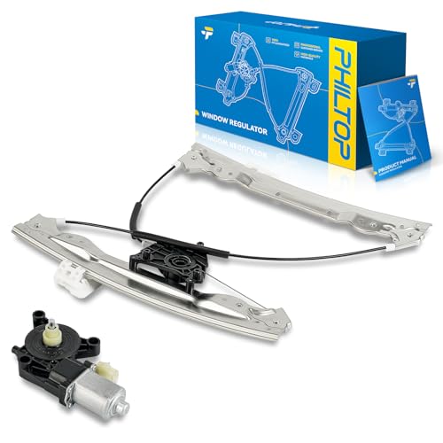 Image of PHILTOP Front Left Driver Side Power Window Regulator and Motor Assembly Compatible with 2008-2010 Dodge Avenger Replaces 751-312,2 Pins