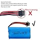 2PCS 7.4V 1200mah SM-4P Stecker Akku mit USB Ladekabel für EC08 RC Spielzeugauto Modell Geländefahrzeug Klettern Drift Racing Fernbedienung Boot Batterie