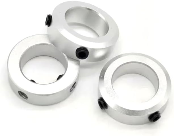 SHANGMAOYO 1個 止め輪 ストップスクリュータイプ 止め輪シャフトリテーナーロケーター ネジ付き リミットリング 6x12