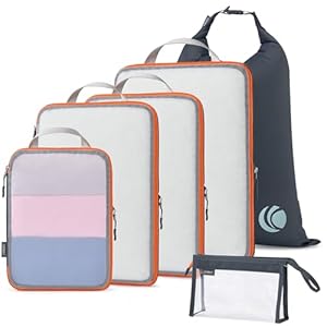 Cipway Compression Travel Packing Cubes,Mesh Desig...