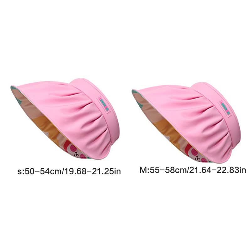 Bucket hat,Soft Brim for Shell Hat Parent-Child Beach Hat Print Empty Top Hat Breathable All-Match for Surprise4