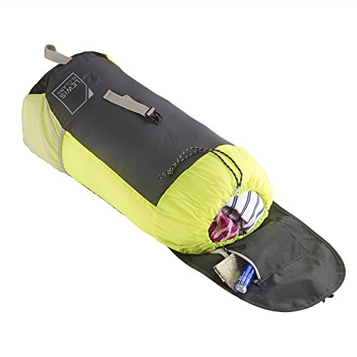 Lewis N. Clark ElectroLight Day Pack, Charcoal/Neon Lemon, One Size3
