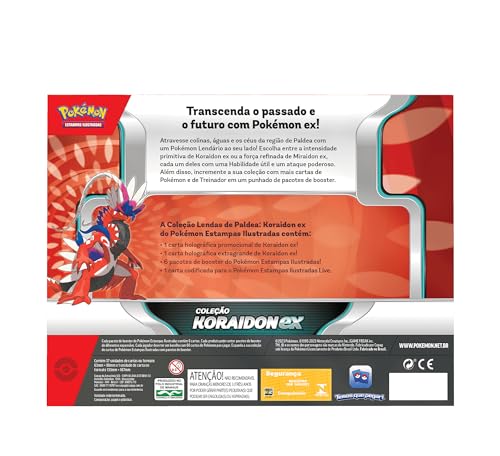 Box Pokémon Lendas De Paldea Koraidon Ex,Cor: Estampado - Copag
