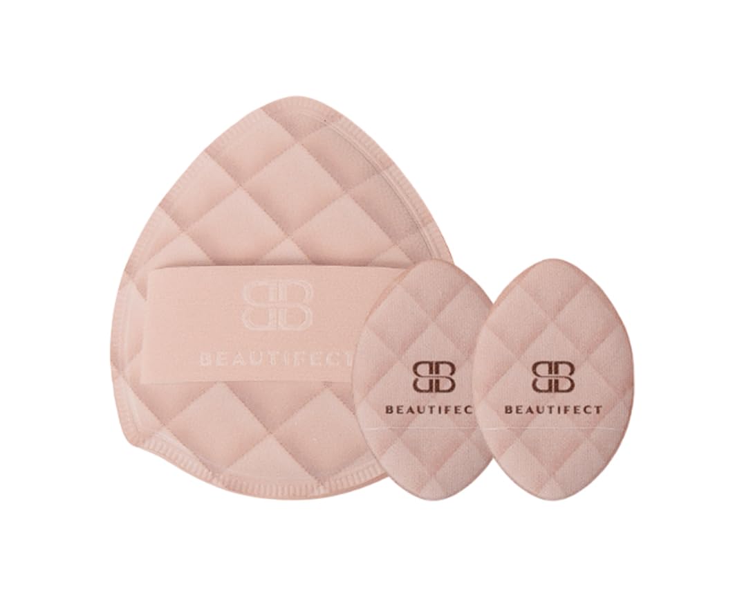 Cloudlets, Professional Makeup Puff Set, Ultra-Soft Rubycell Technology, Precision Blending Tools, Antibacterial, Buildable Coverage, Sensitive Skin-Friendly