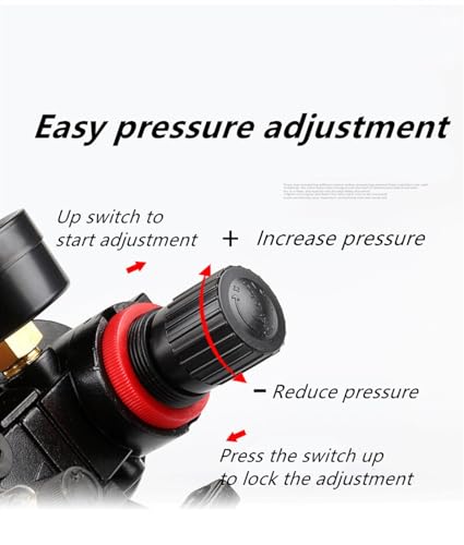 Régulateur d'huile SFC200 avec filtre à piège triple action compact - 6
