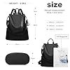 Miss Lulu Damen Rucksack Klein Anti diebstahl Schultaschen 2 in 1 Tagesrucksack Casual Daypack Rucksackhandtaschen Leicht für Freizeit Einkauf Alltag #4