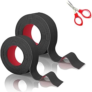 Bath Sealant Strip, Simple Seal Tape, Sealant Tape, Shower Sealant Waterproof Self Adhesive Caulk for Bathroom, Kitchen, Toilet, Wall Corner, Bathtub with Scissor