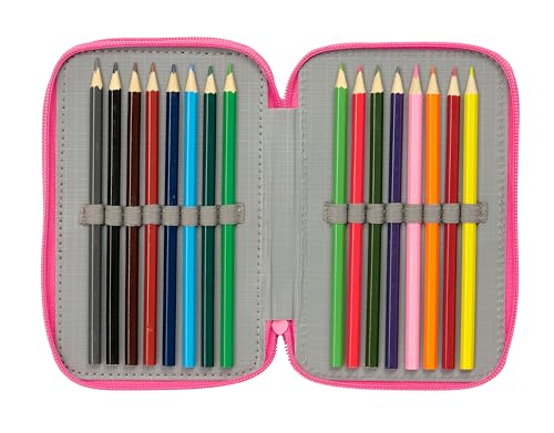 Pochette À Crayons Triple Barbie 12 5 X 19 5 X 5 5 Cm 37 Pièces - vue 6
